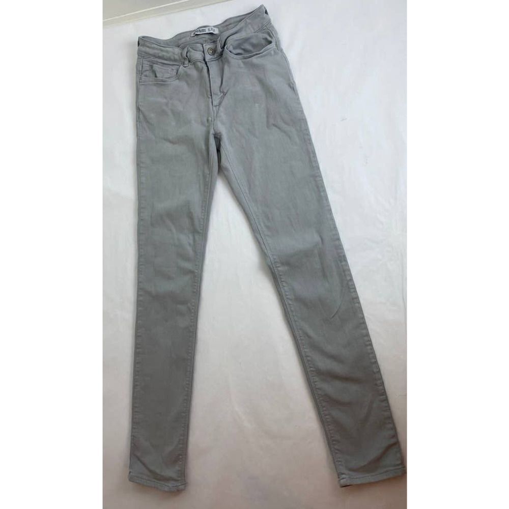 Zara Basic Skinny Jeans Stretch Gray Denim Grunge - Size 4